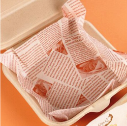 Изображение Бумага упаковочная для бенто-торта «Газета с фото» 18 х 18 см, 100 шт